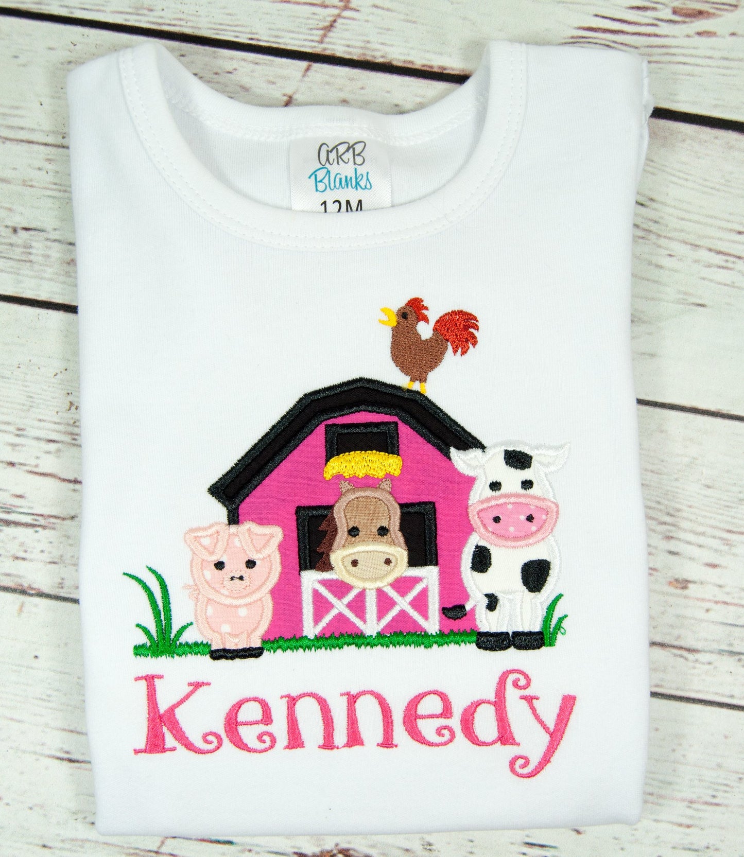 Barnyard First Birthday Shirt
