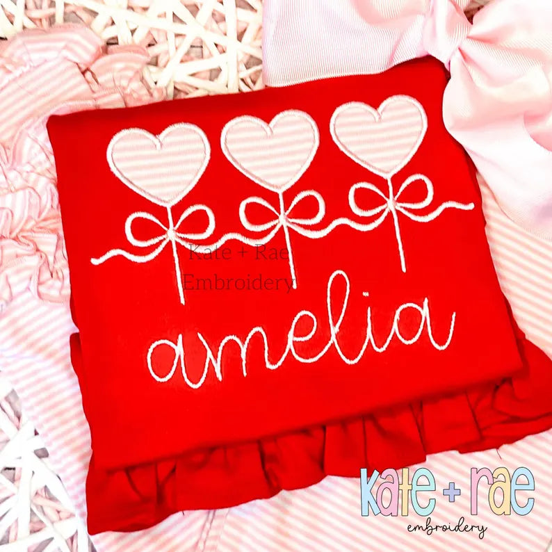 Custom Valentine’s Day Shirt for Toddler Girls