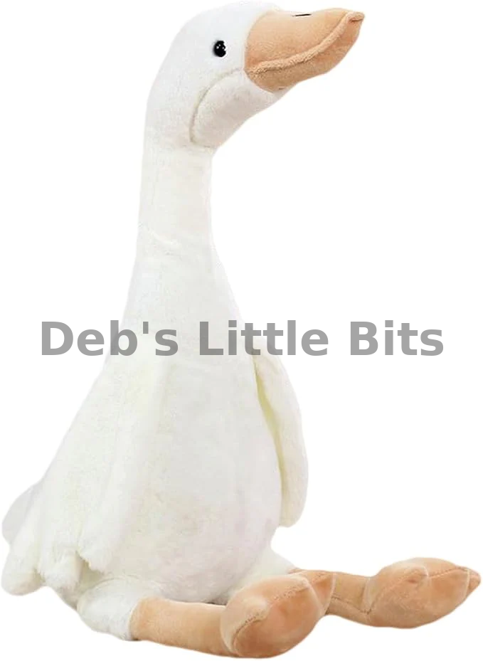 Stuffed Goose for Easter, Nursery Decor