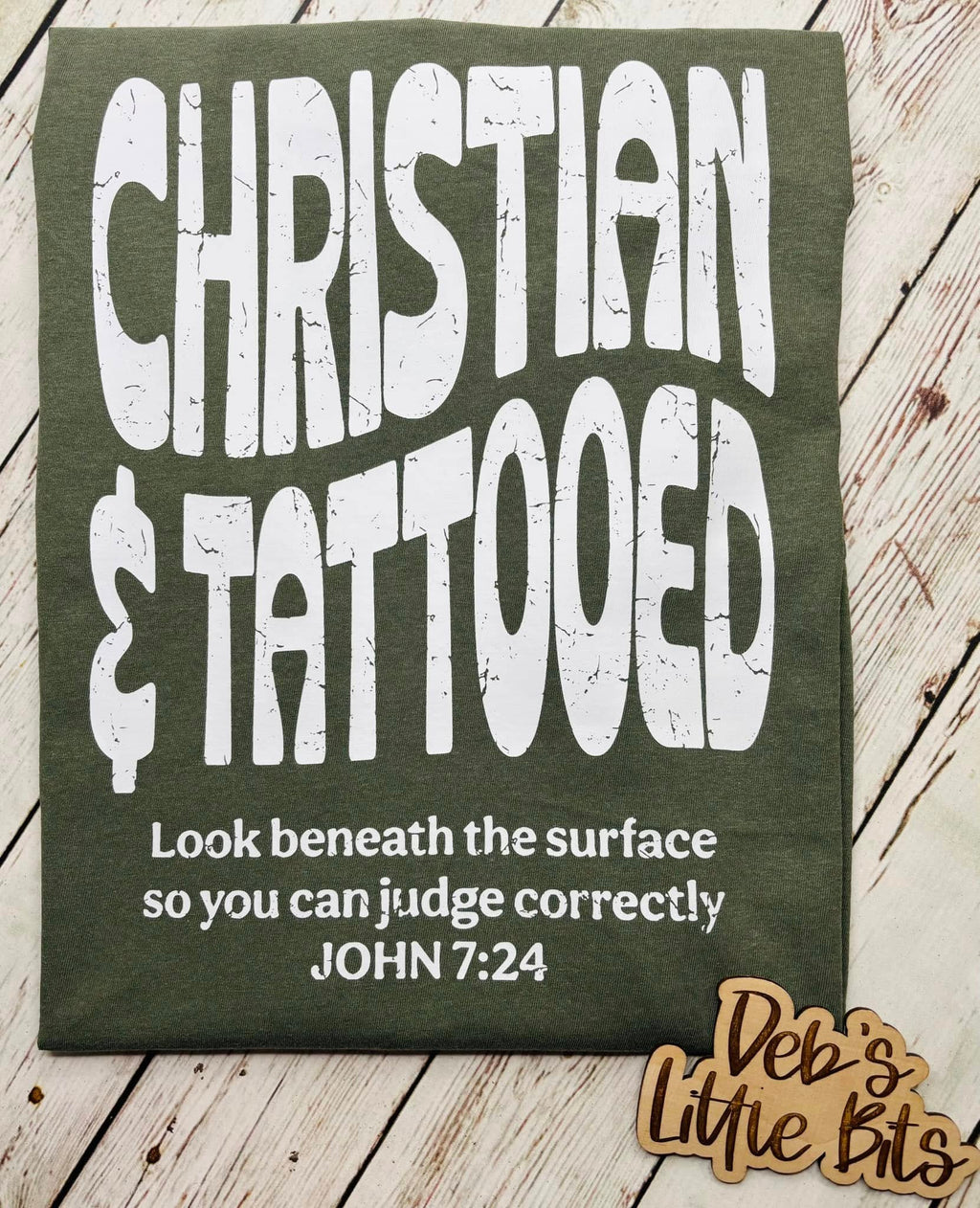 Christian and Tattooed Tee Short Sleeve Tee