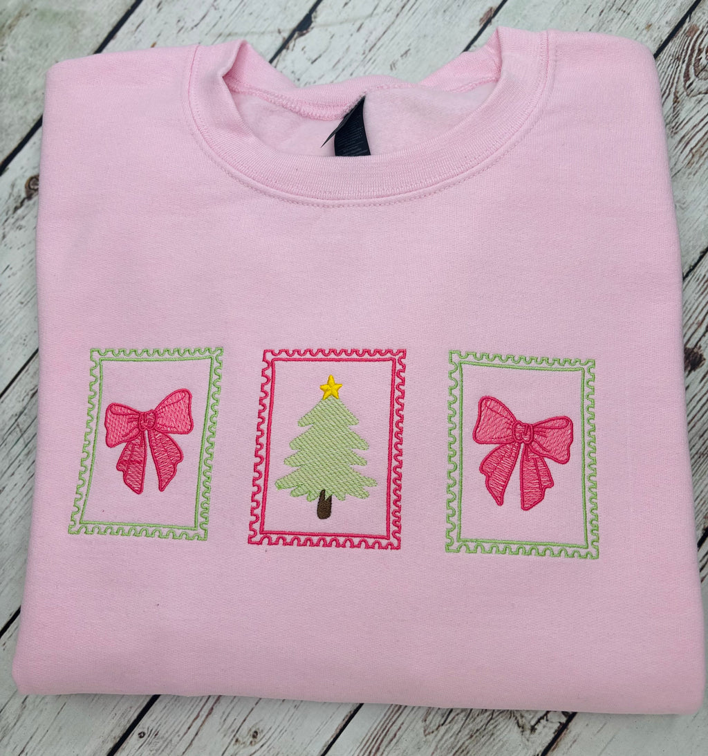 Christmas Stamps Sweatshirt