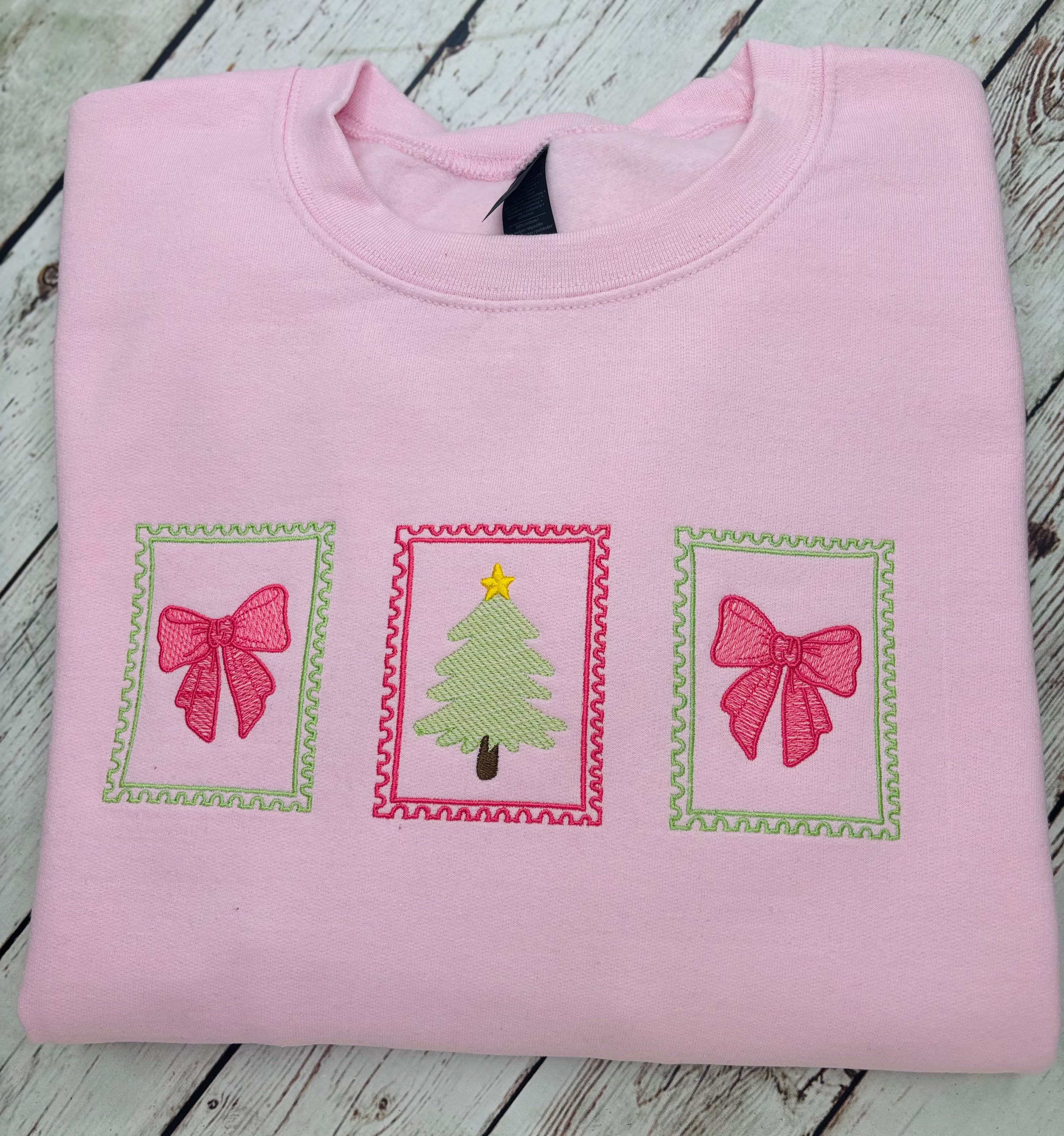 Christmas Stamps Sweatshirt