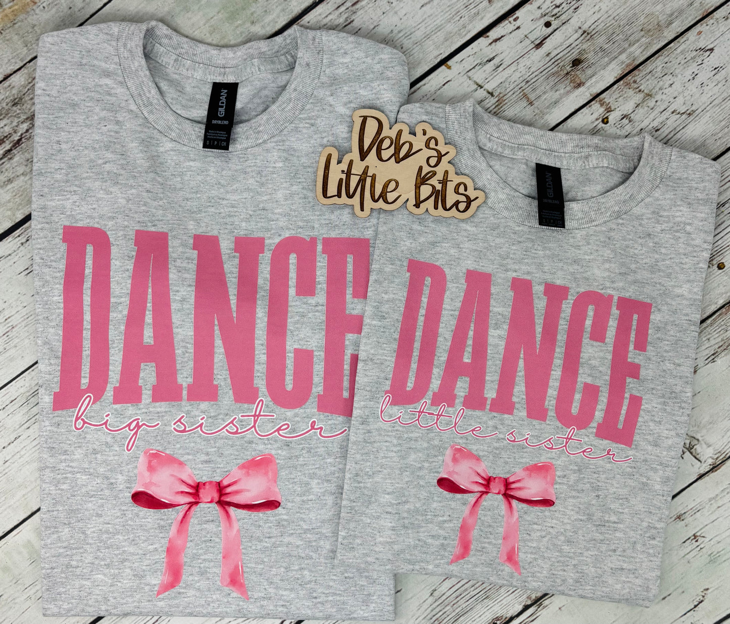 Competition Ready Dance Sisters | Big & Little Sis Matching Tees