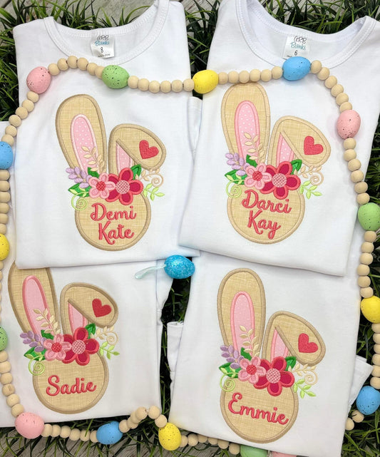 Easter Bunny Appliqued Shirt