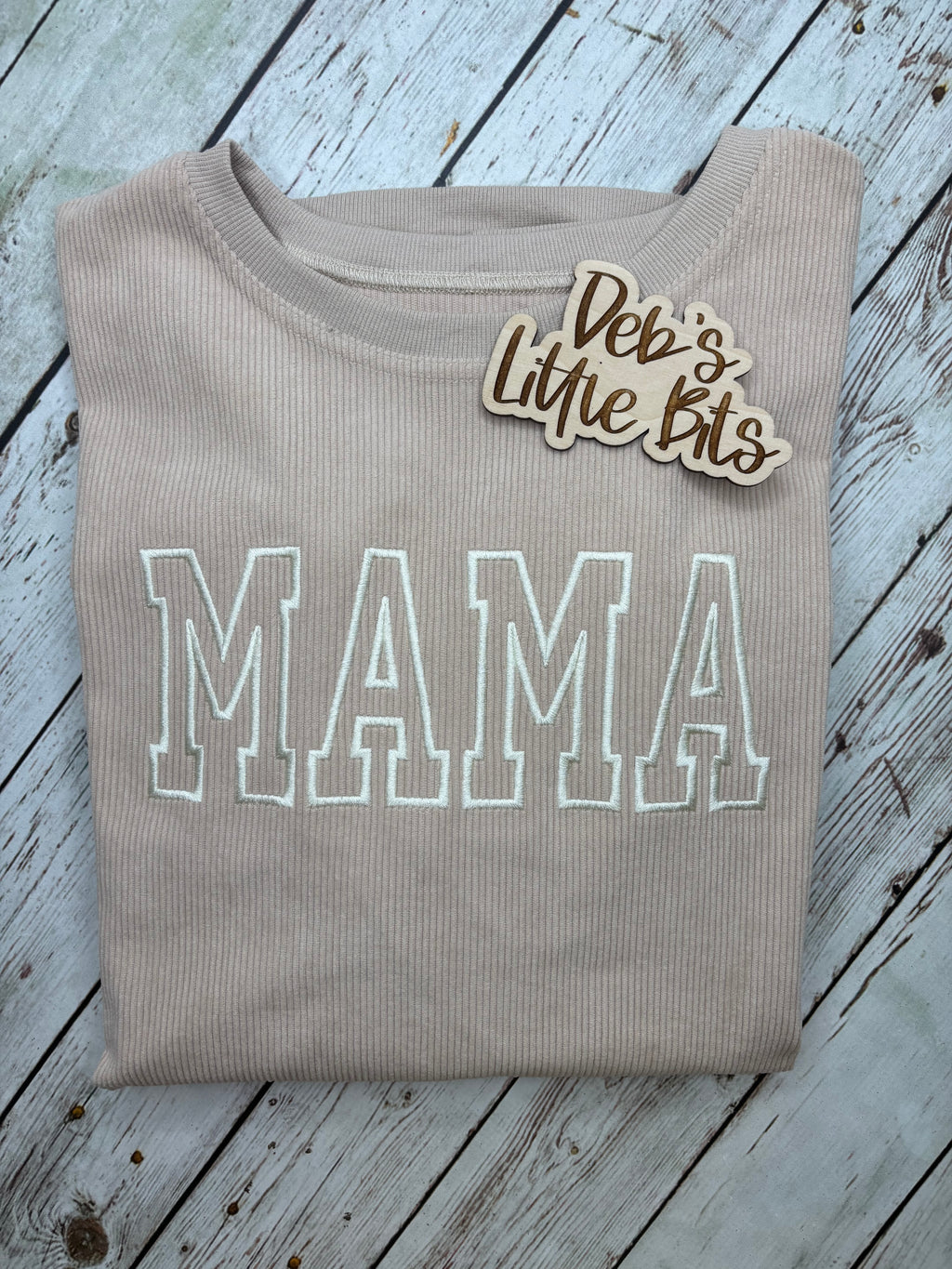Corduroy Sweatshirt MAMA