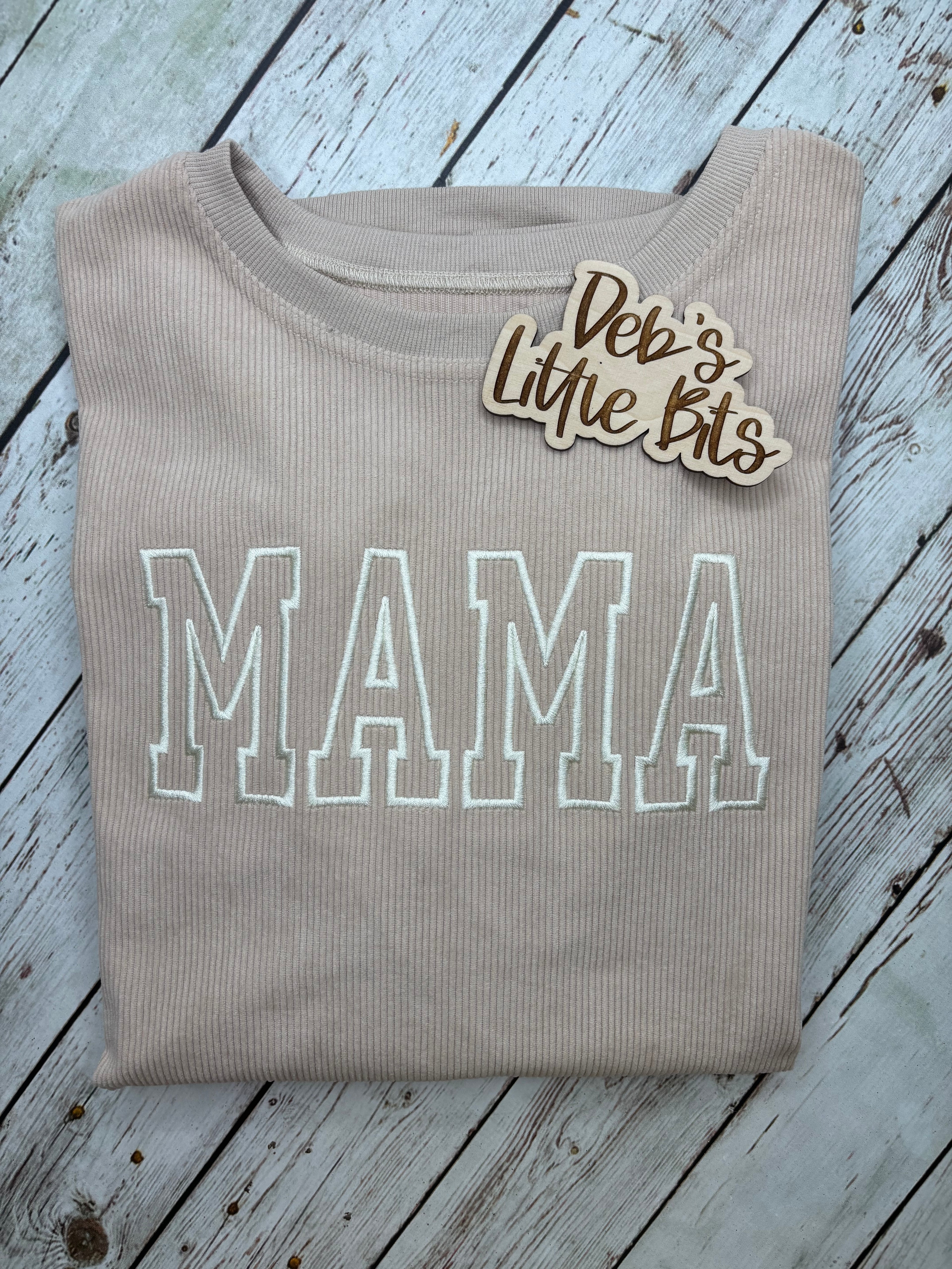 Corduroy Sweatshirt MAMA