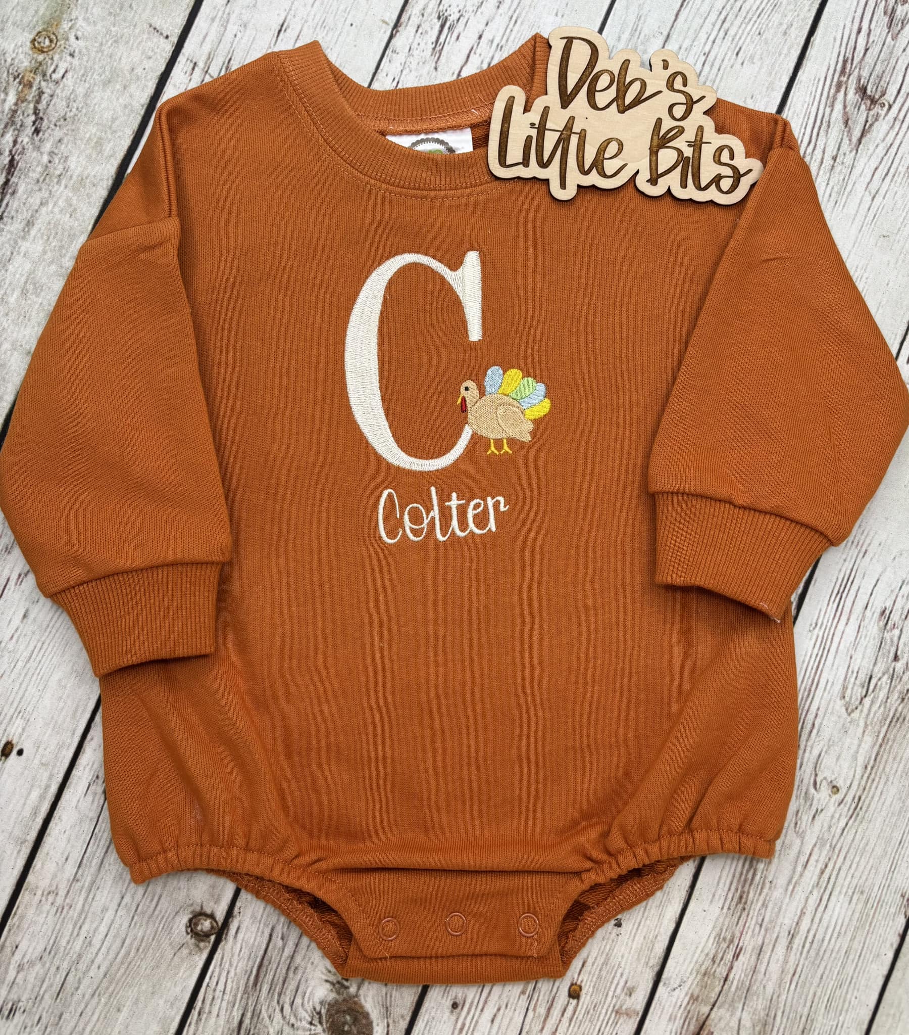 Infant/Toddler Thanksgiving Sweatshirt Bubble