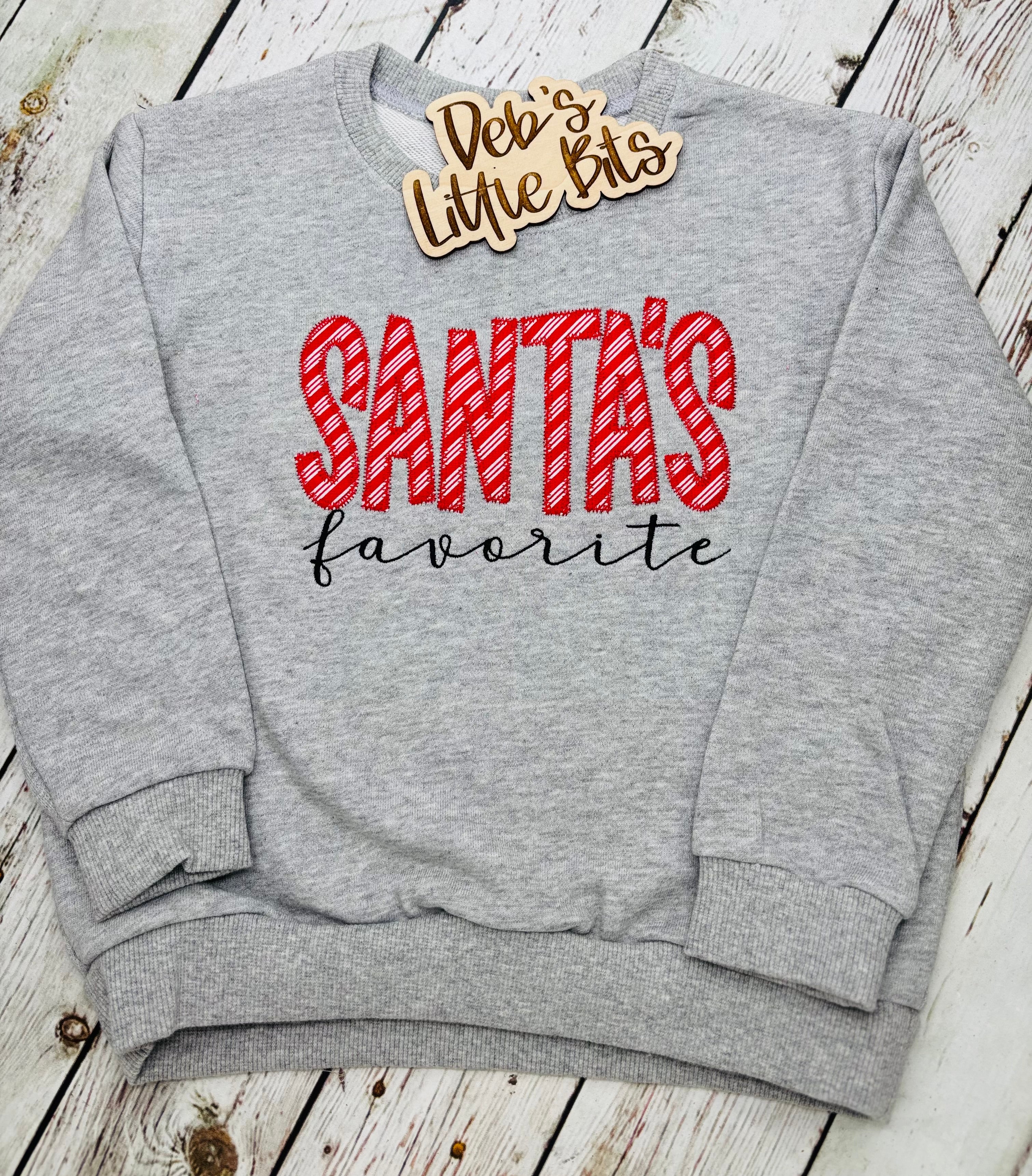 Santa’s Favorite Toddler Christmas Sweatshirt