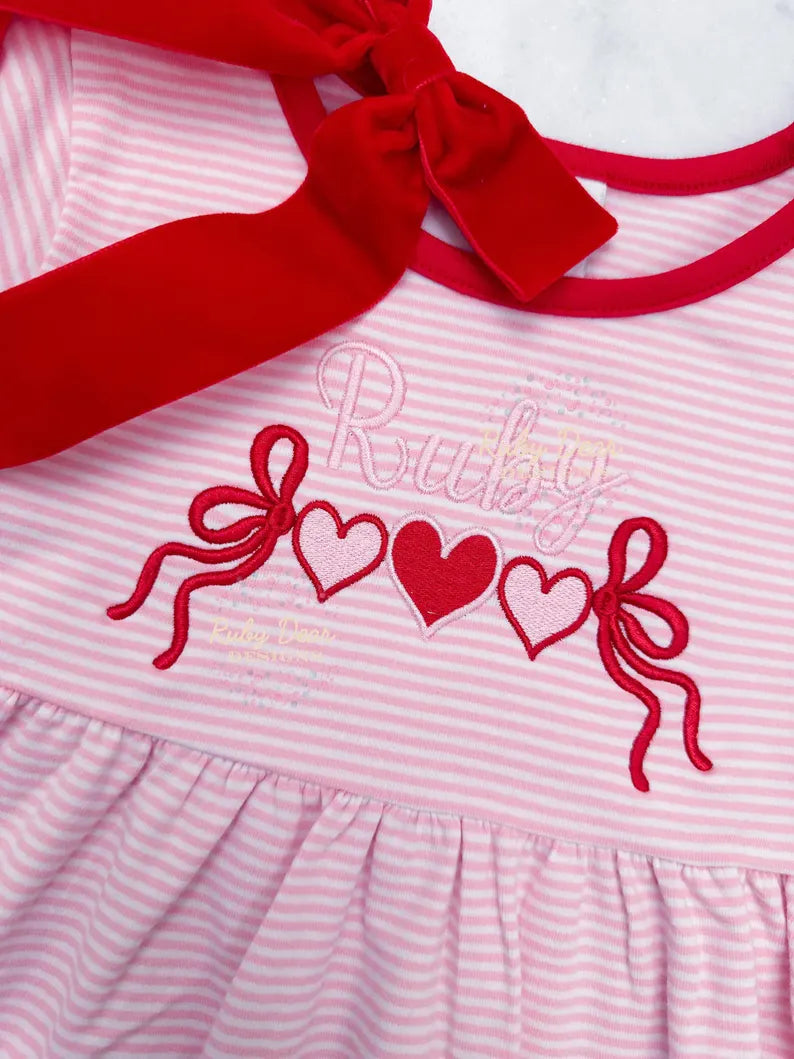 Custom Valentine’s Day Shirt for Toddler Girls
