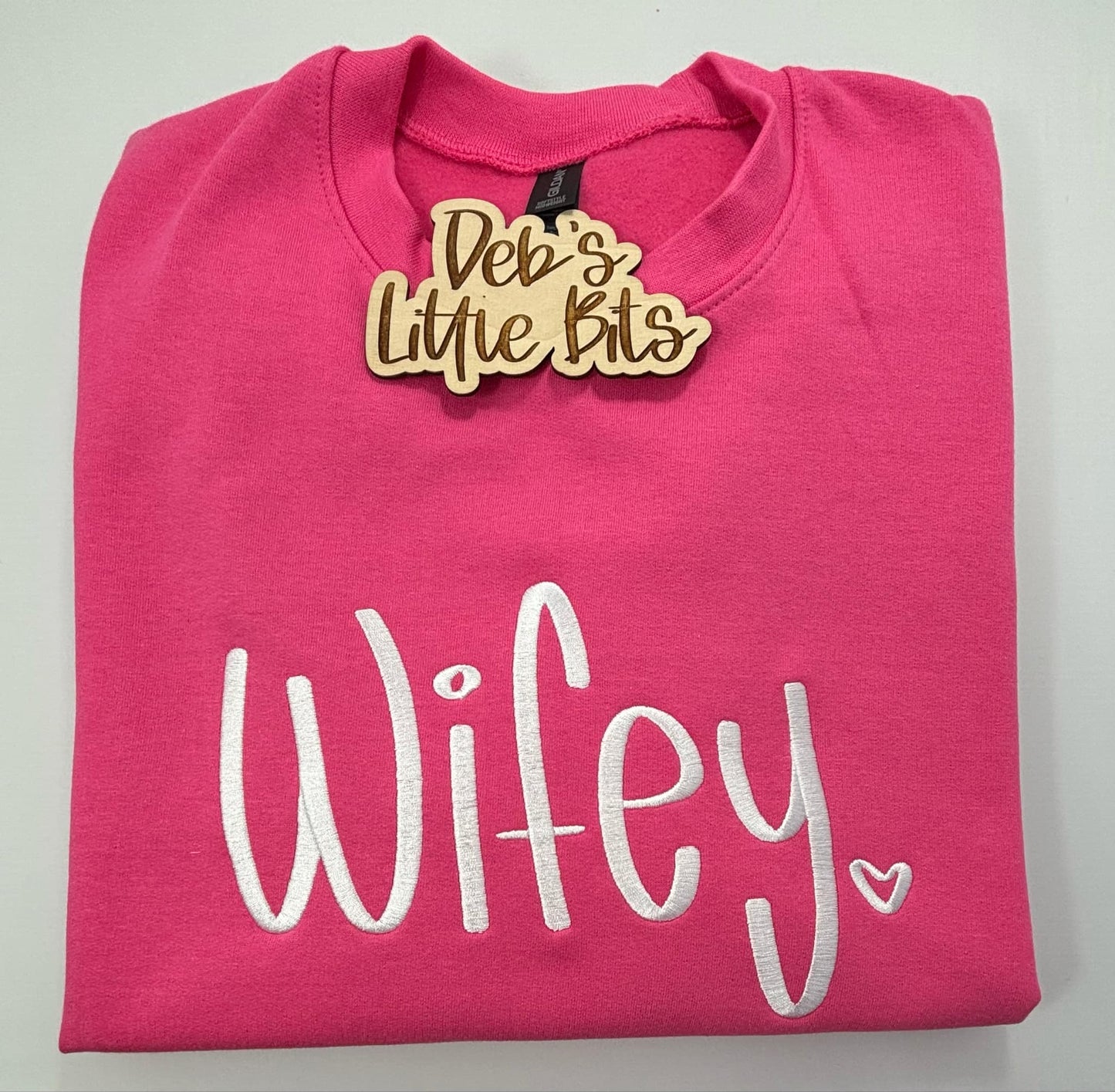 WIFEY Embroidered Sweatshirt