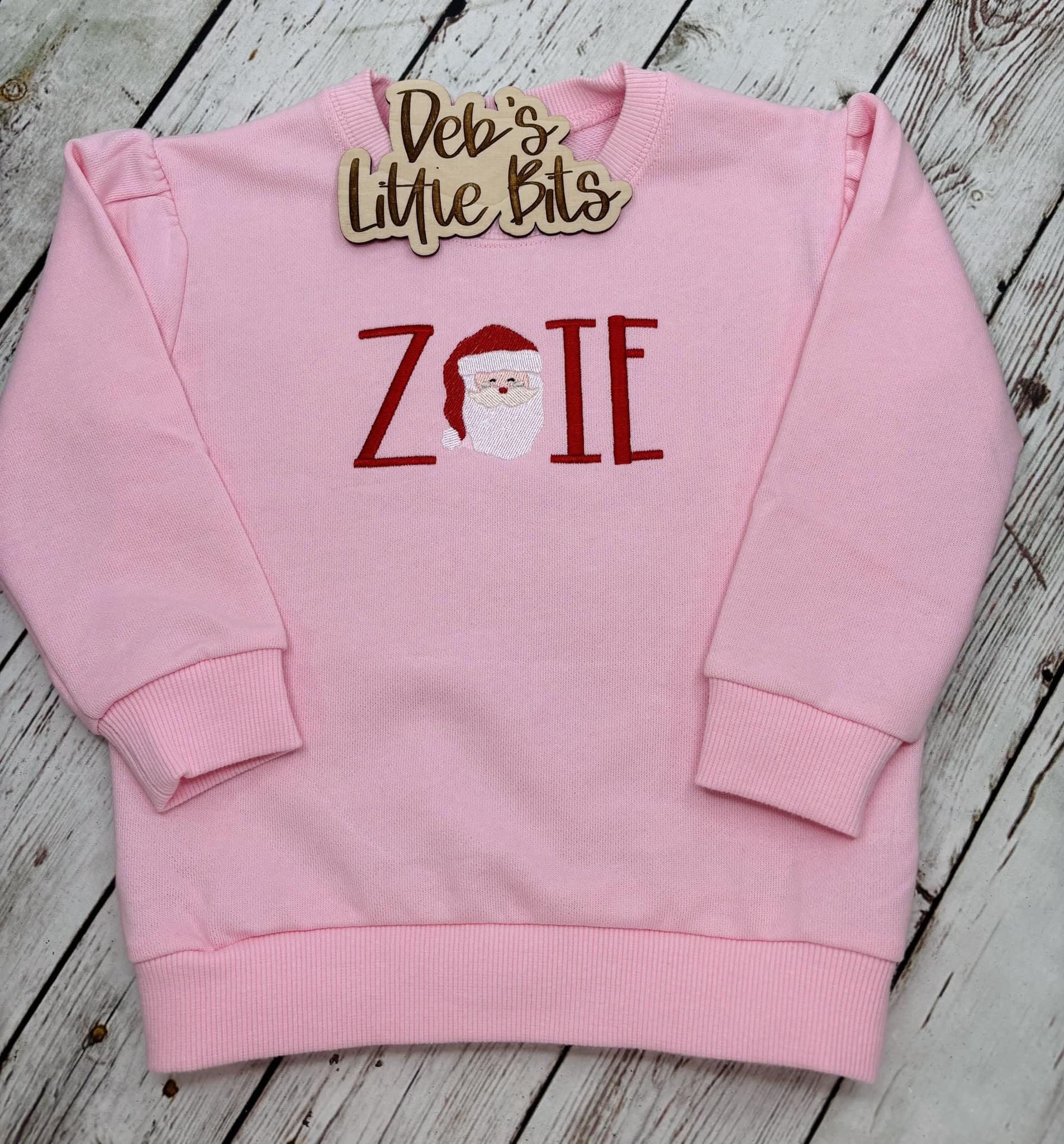 Toddler Christmas Sweatshirt – Santa Name Design